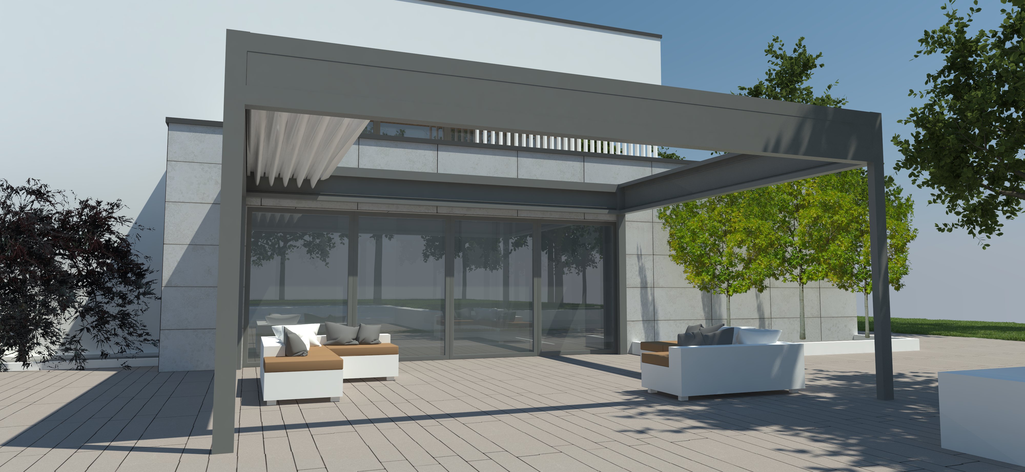 Pergole - zadaszenia i zabudowy tarasu